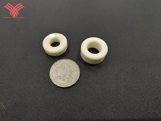 Low Elastic Force Seal Fasteners Alumina Ceramic Parts Temperature Resistant Ceramic Shaft Sleeve